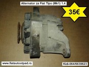 Alternator za Fiat Tipo (Mk1) 1.4