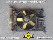 Hladnjak motora sa ventilatorom za Fiat Uno Mk2