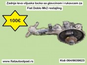 Zadnja leva viljuska tocka sa glavcinom i rukavcem za Fiat Doblo Mk2 restajling